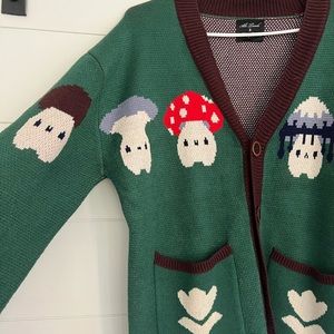 Abi Toads Mushlings Mushroom Cardigan